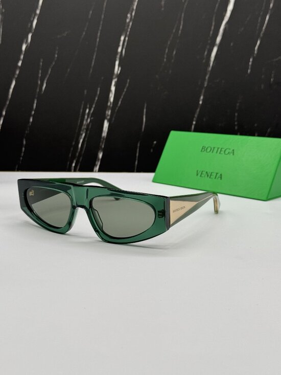 NEW BOTTEGA VENETA BV1277S 003 WOMEN GREEN SUNGLASSES main image 3